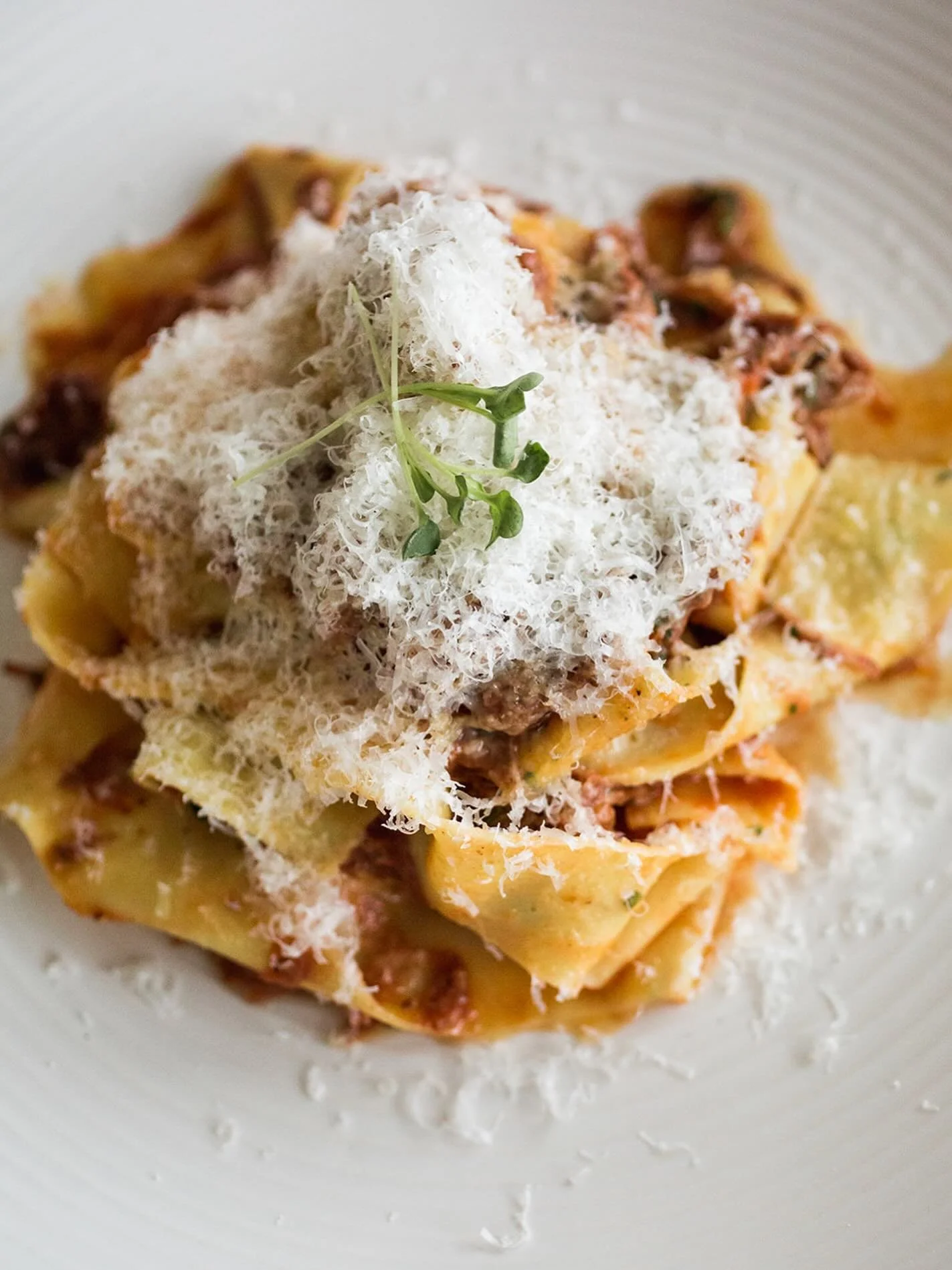 Pappardelle with wild boar ragu, one pasta that&rsquo;s always on the menu