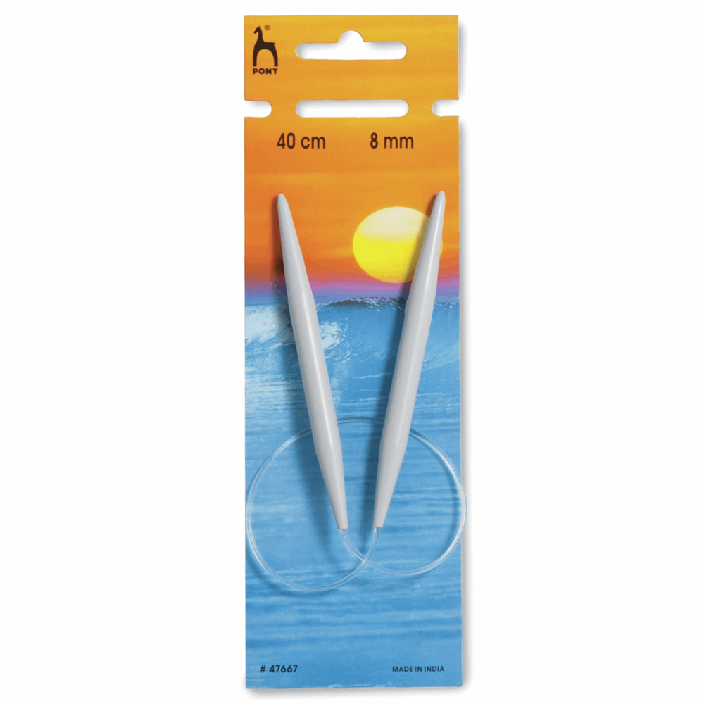 Pony Aluminium Yarn/Knitting Wool Needles 3-Pack | Flexible Nylon Loop For Weaving In Ends & Seaming