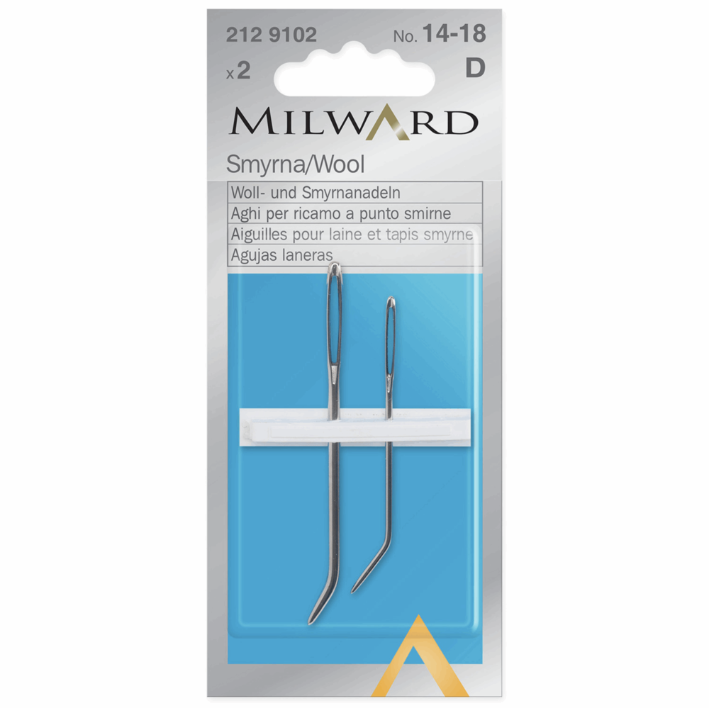 Milward 2122103 Wool Needles, 2 Pieces Made of Plastic 