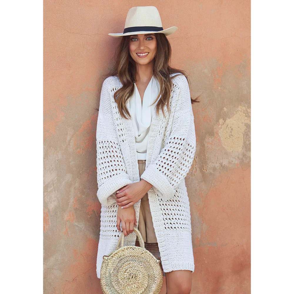 Mode at Rowan - oversized cardigan - Rowan Cotton Cashmere  Ewe Wool Shop