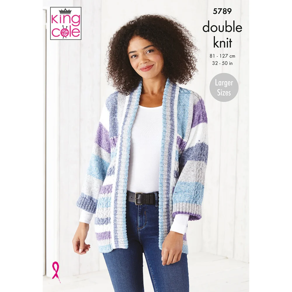 Sweater & Cardigan Knitted in Merino Blend DK | King Cole
