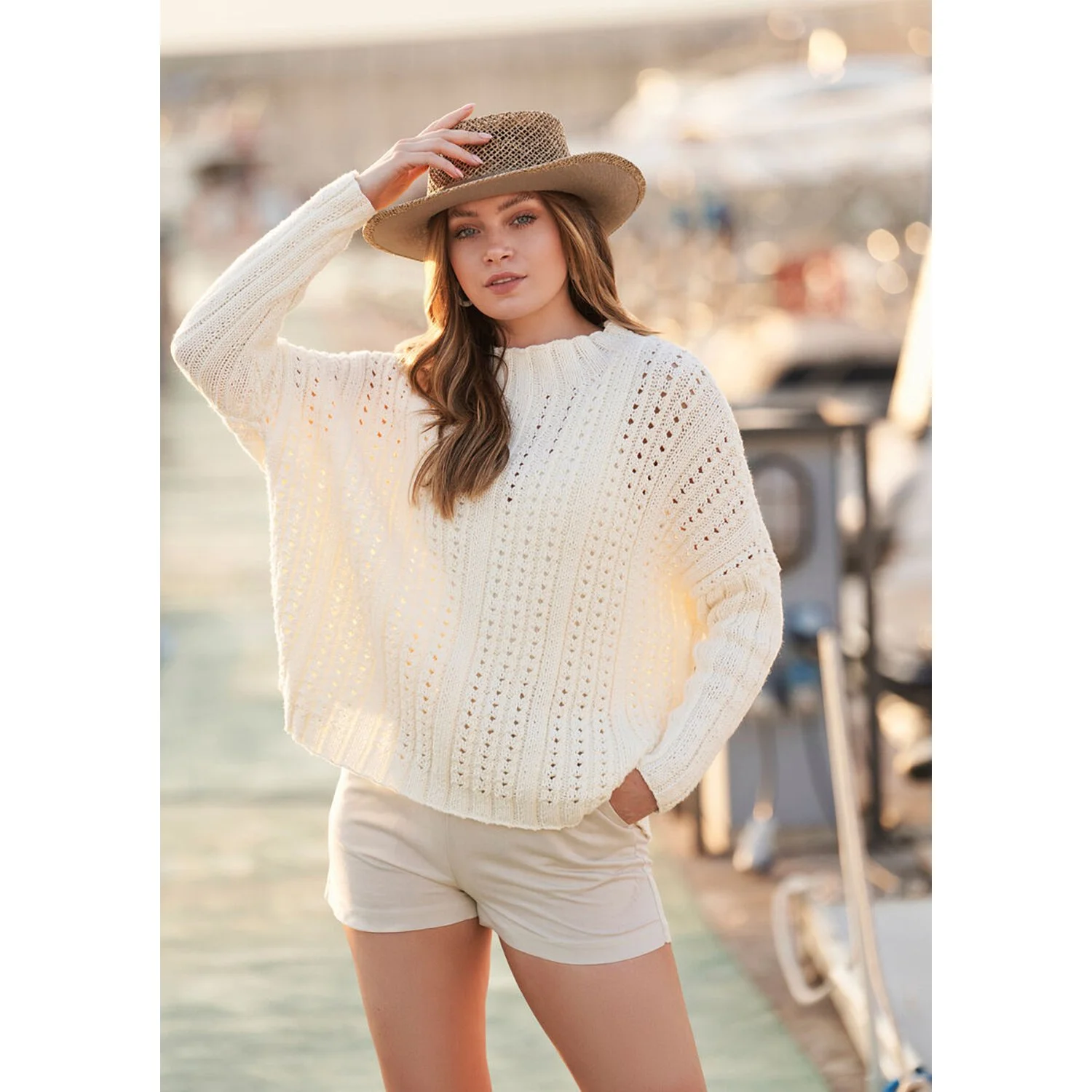 Bay - Boxy Sweater - Rowan Handknit Cotton