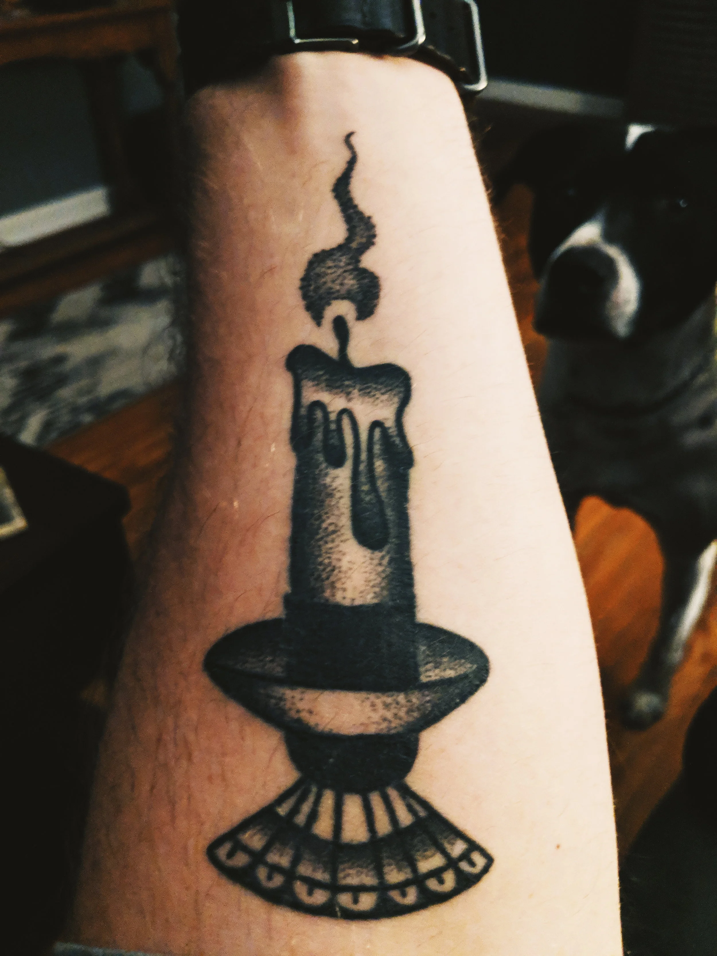 By the time I returned home, it had completely healed