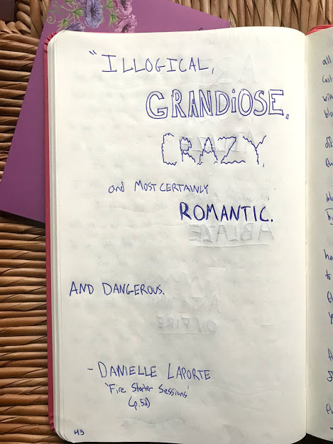 6/21/2019 I struggled this week narrowing down which quotoon was gonna make the cut. I've just started ' The Fire Starter Sessions ' by Danielle Laporte and it is living up to the title. This is a good dose of kick @$$ and perfectly in line with our post this week. So far for me I’m taking from it the idea of re-baselining where we are at in life, re-connecting with what it is we want to be doing, and recognizing the fact that our strengths don’t necessarily mean the things we are experts at. They are the things we naturally approach with the most vitality and enthusiasm. I'm averaging approximately ~2 quotoons per chapter so far. It's a good one.