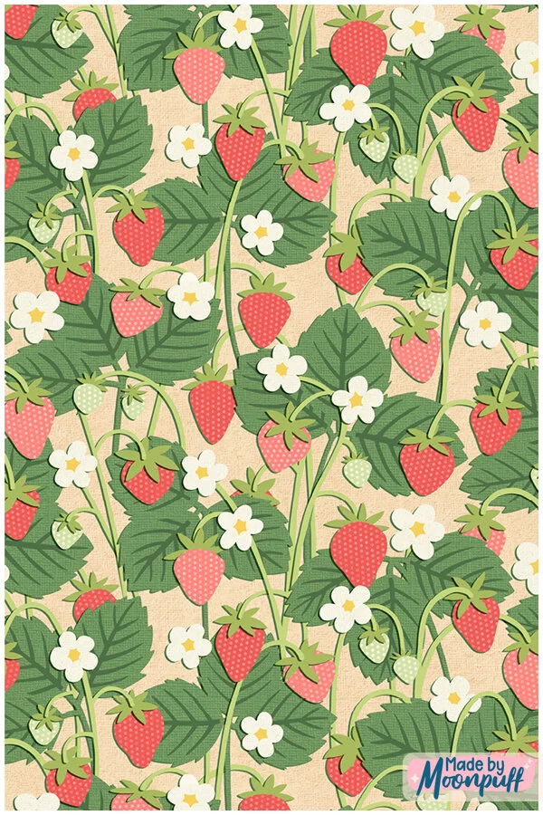 Papercut Strawberries