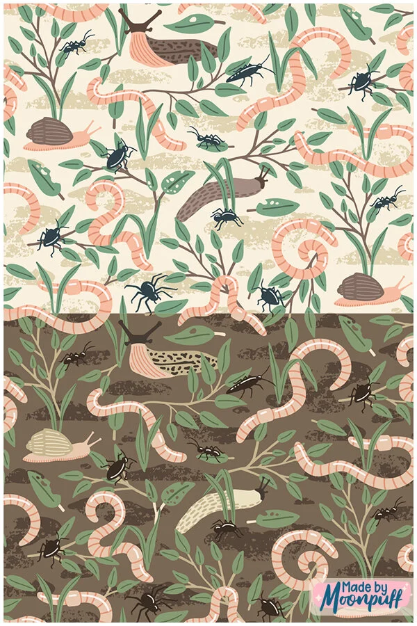 Creepy Crawlies: Beige &amp; Brown