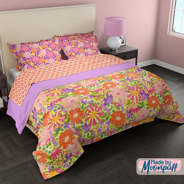 Wildflower Meadow Bed Mockup