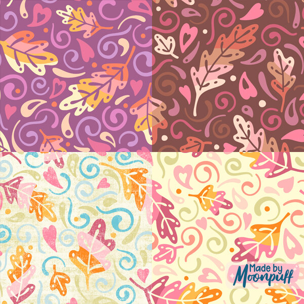 Swirling Leaves Alt Colors.