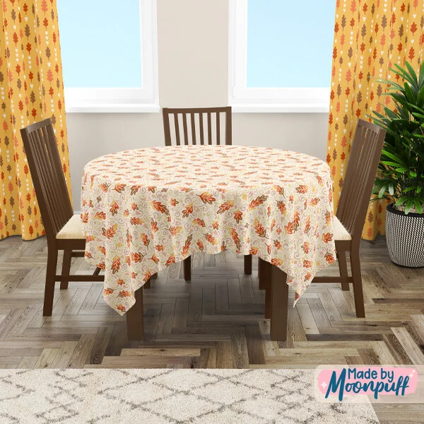 Swirling Leaves Mockup.