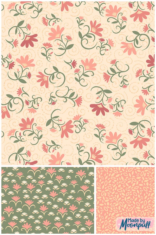 Floral Spiral Design