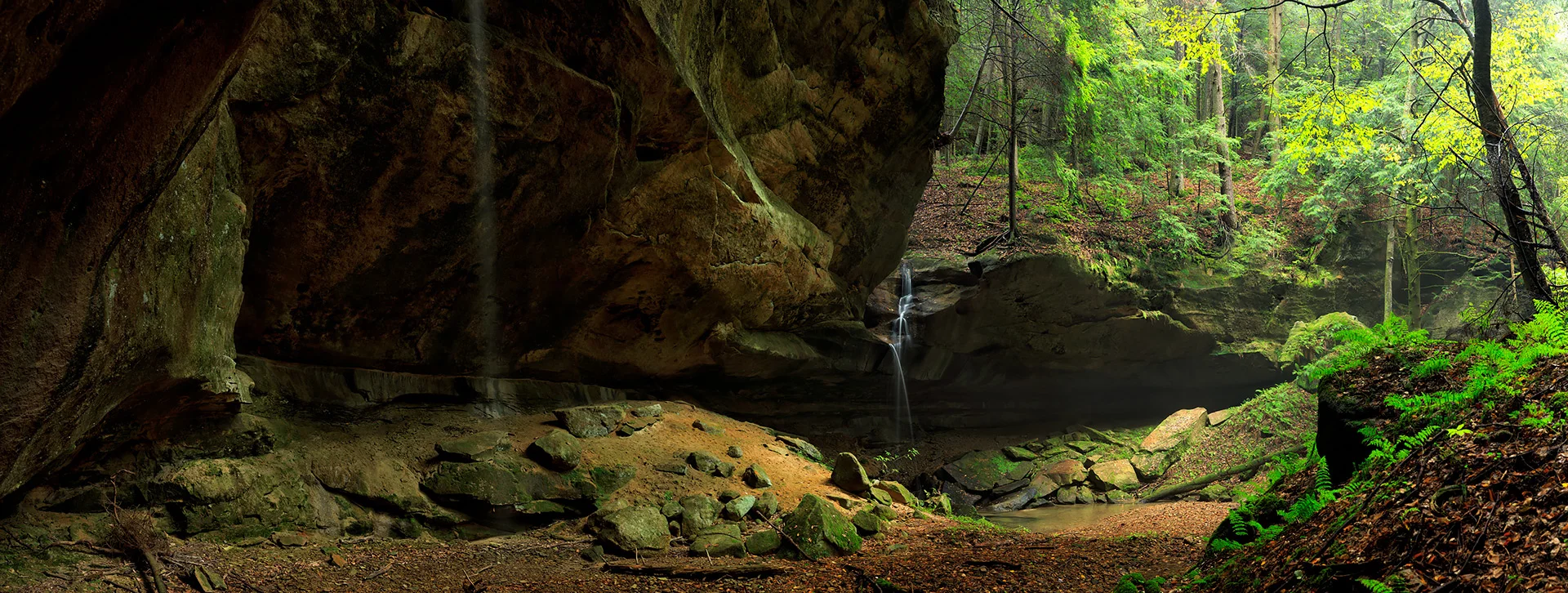 Double Waterfall Panorama