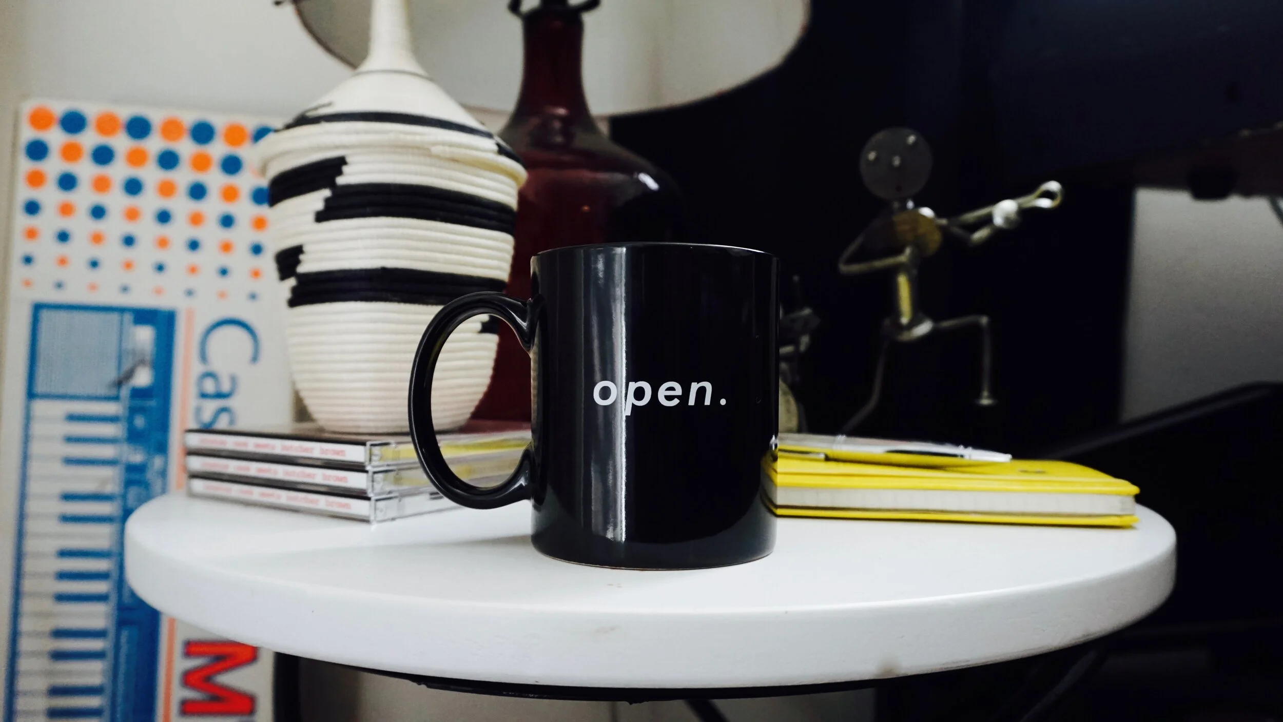 open. mug
