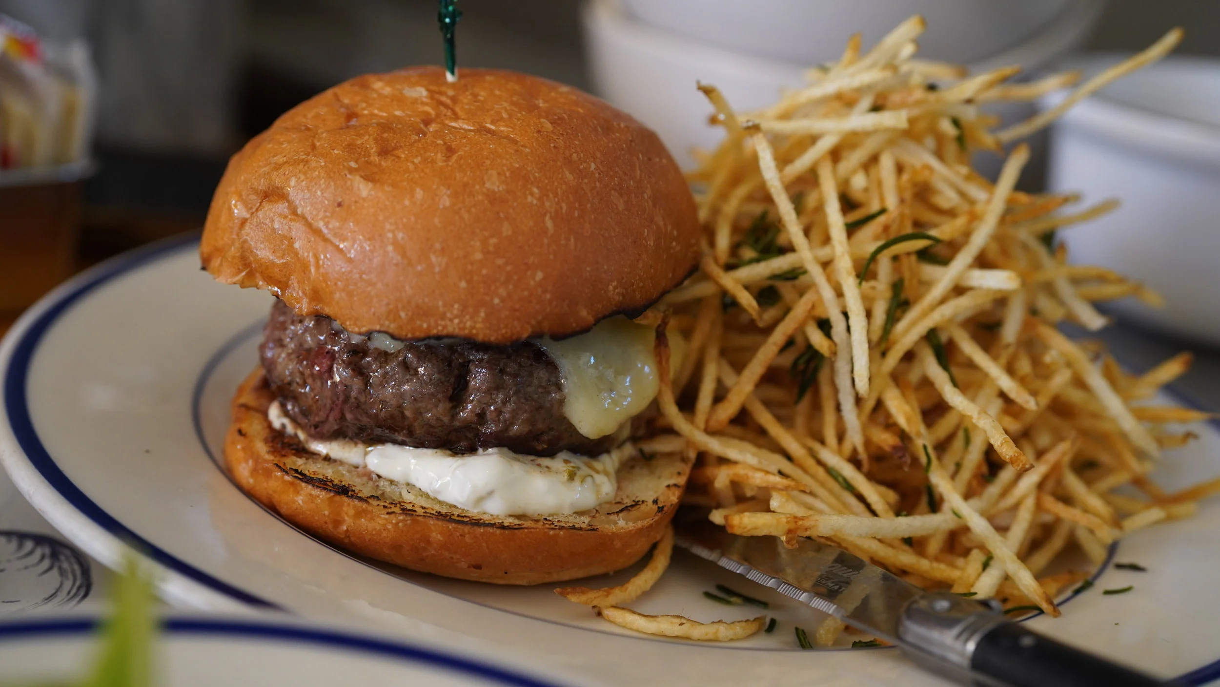 Burger and Fries
