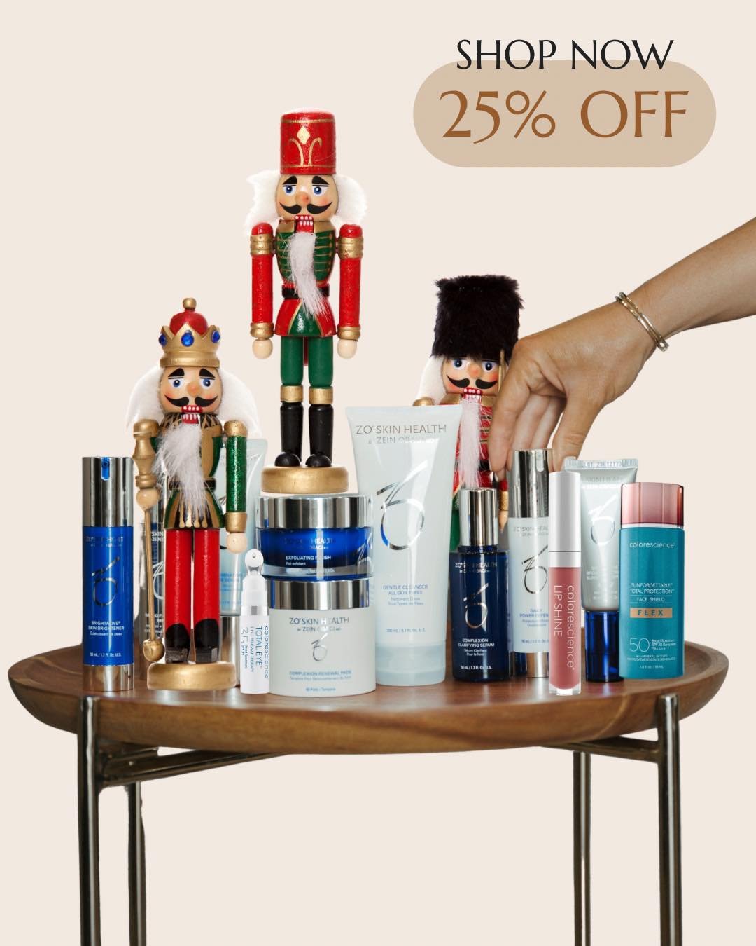 The PRETTIEST stocking stuffers 🎁✨

Get 25% OFF all ZO + Colorescience products during our 12 Deals of Christmas, and fill your holiday bags with medical-grade skincare and spf makeup that everyone will obsess over.

Perfect for:
🎁 Your best friend