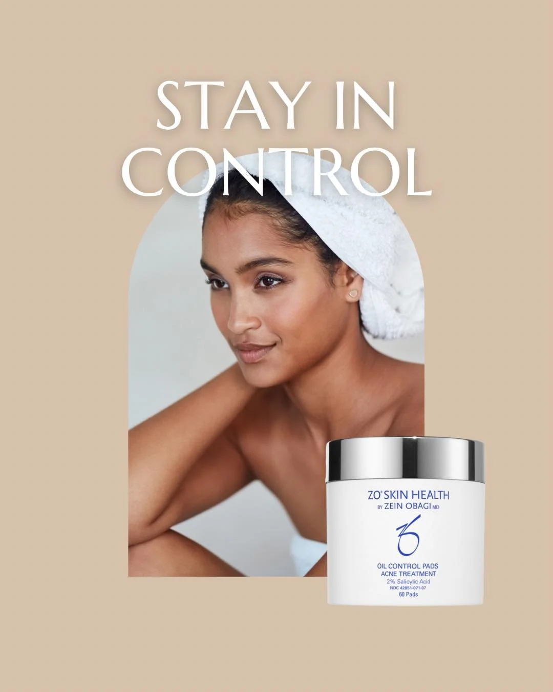 Have you tried the ZO Skin Health Oil Control Pads?

We love them for many reasons including:
✨ Decongests pores, reduces breakouts and brightens post-acne marks
✨ Targets excess oil to mattify skin
✨ Minimizes the appearance of pores

30% off online