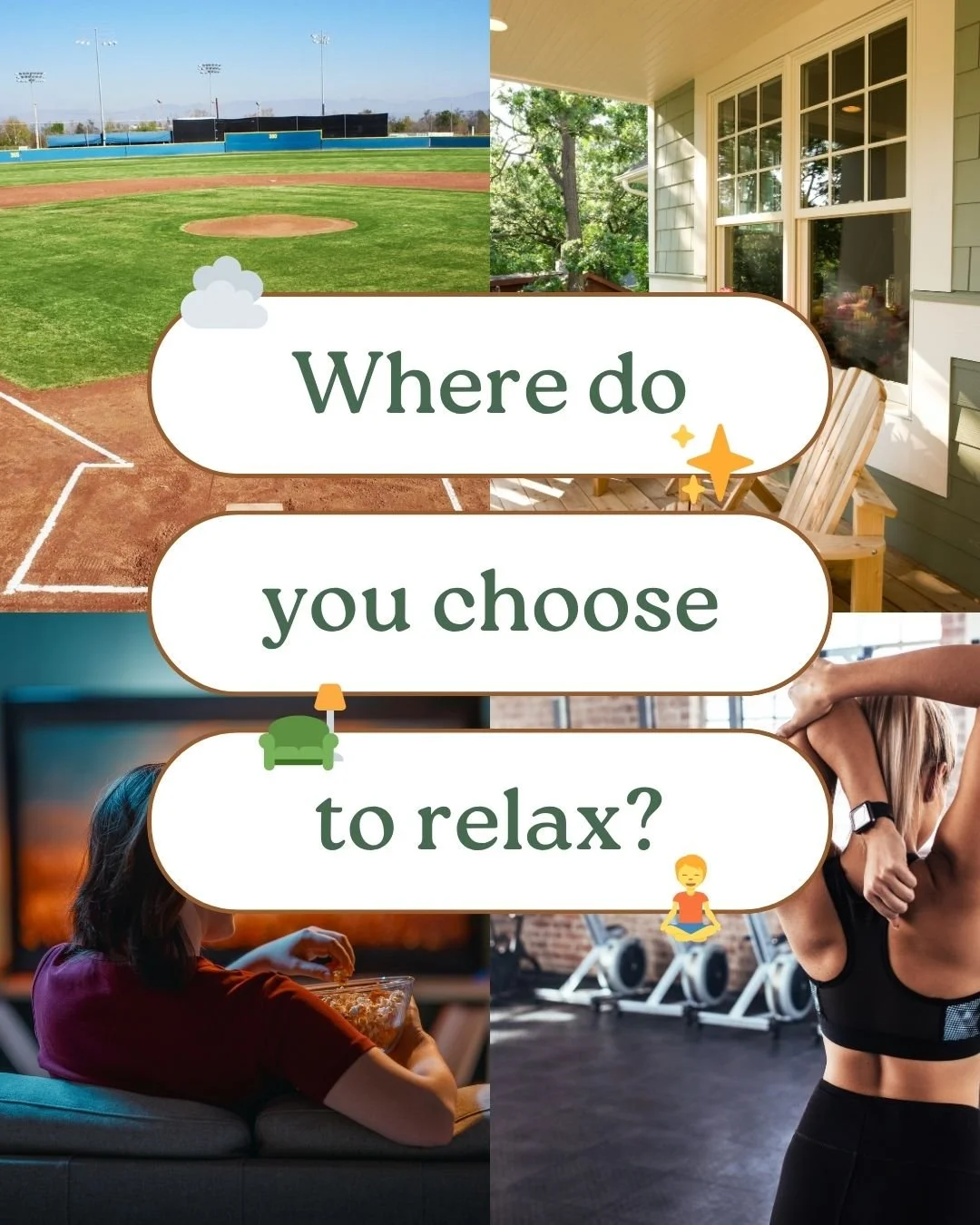 At the end of a long day working, it's important to take time to do something that makes you feel relaxed.

Where&rsquo;s your happy place after an exhausting but fulfilling day?