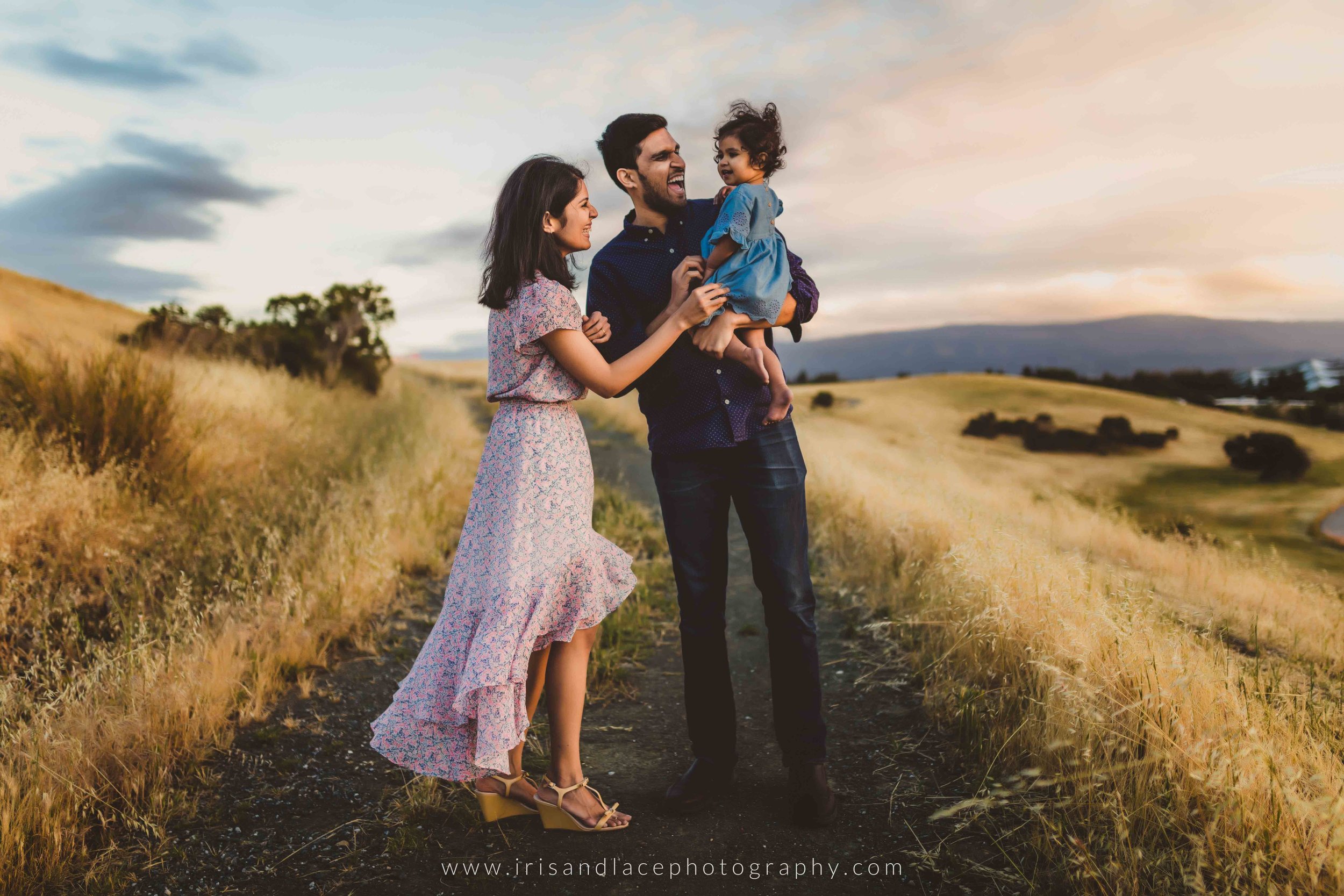 1 year family milestone session in Mountain View  |  Mountain View family photography 