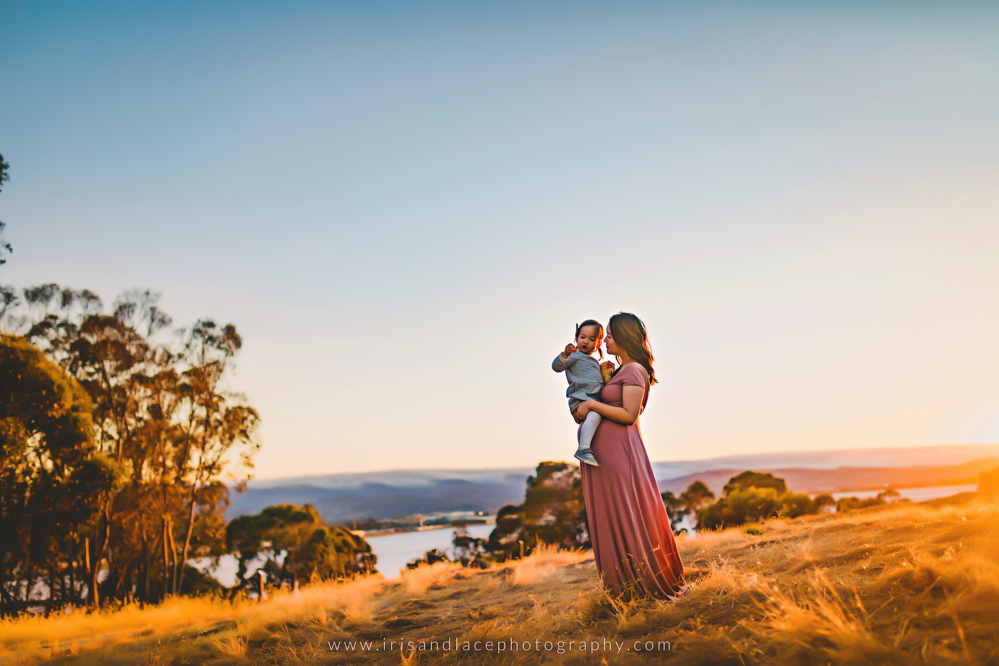 Palo Alto sunset maternity photos