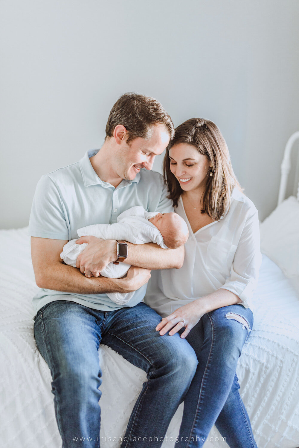 at-home newborn photography session in Silicon Valley