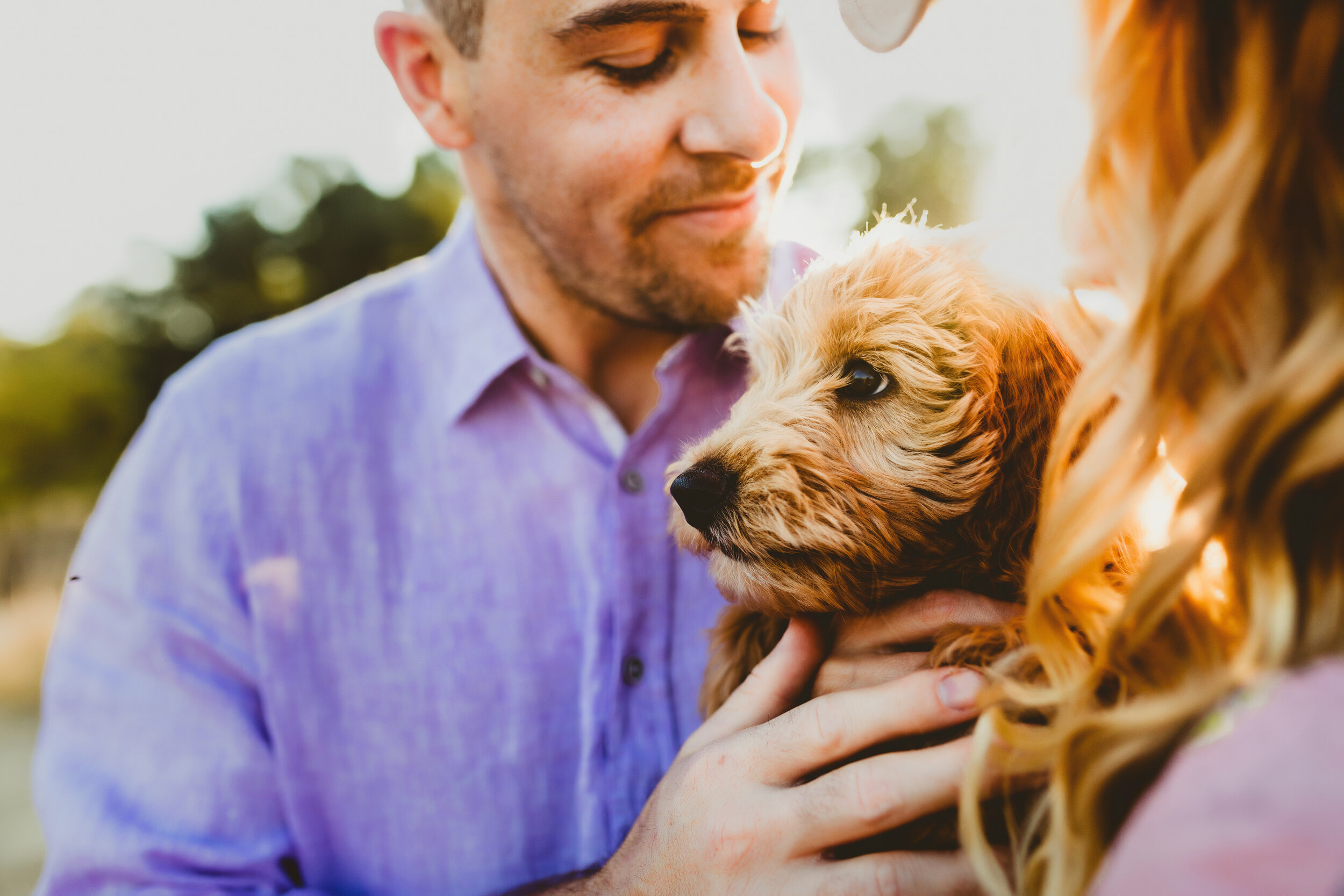 Couples Photography with a puppy  |  Silicon Valley Photographer