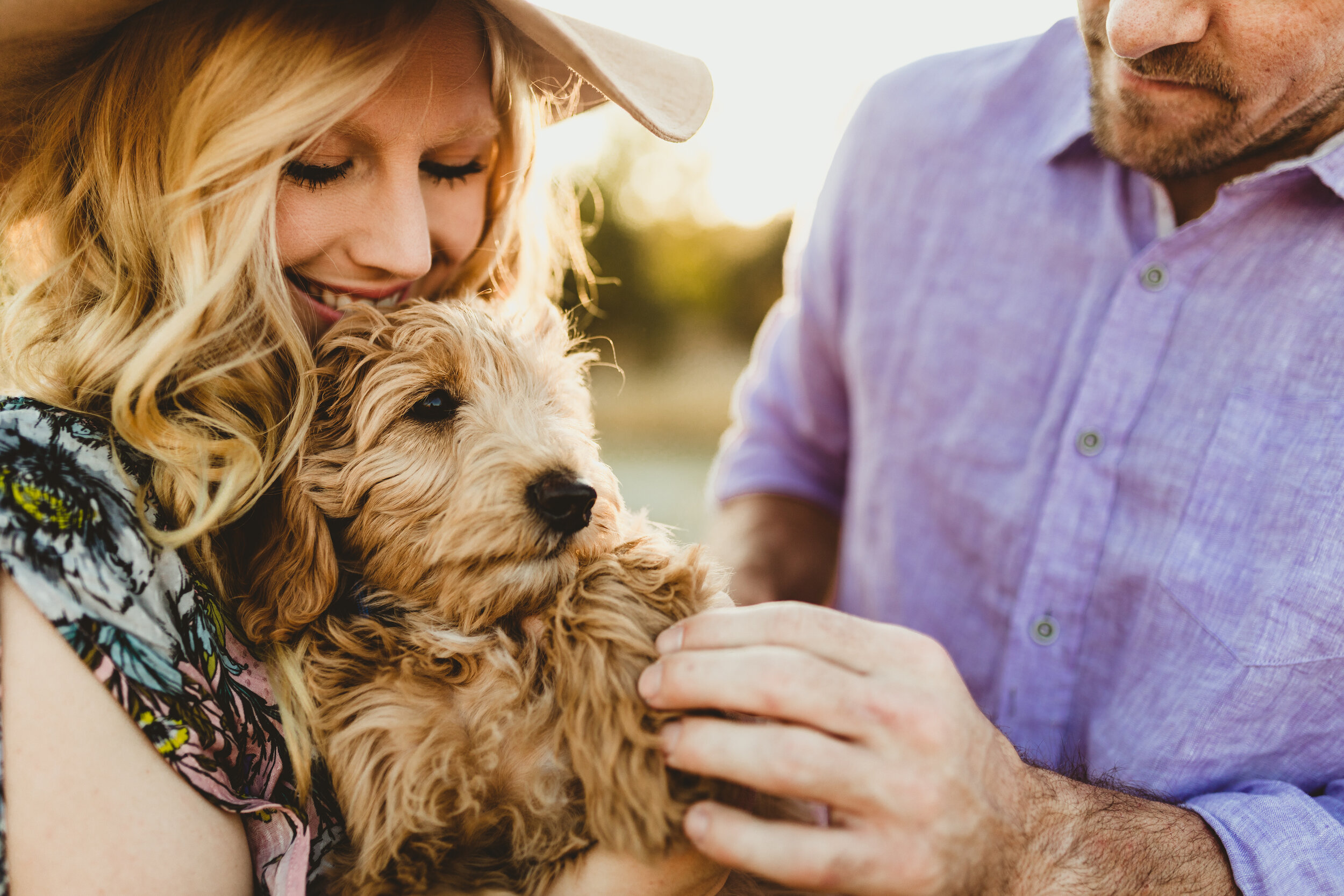 Engagement photos with dog  |  Silicon Valley Photographer