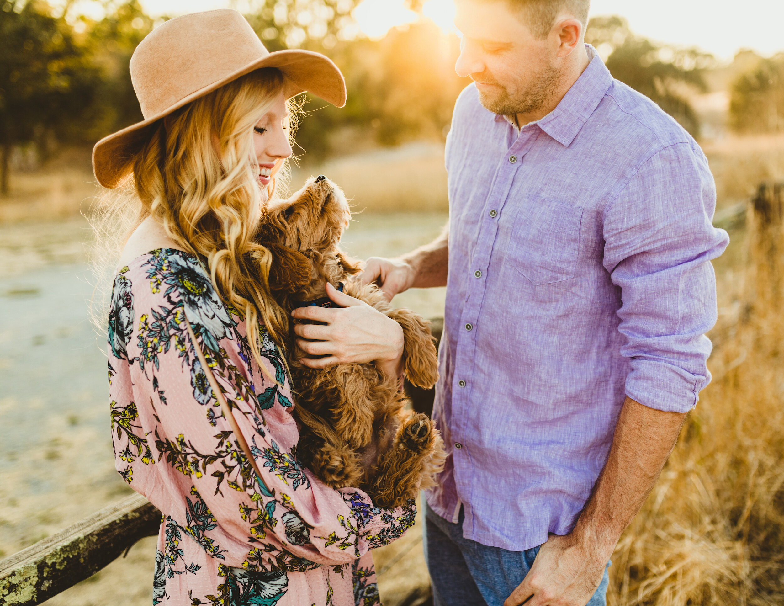Couples photography with puppy  |  SF Bay Area Photographer