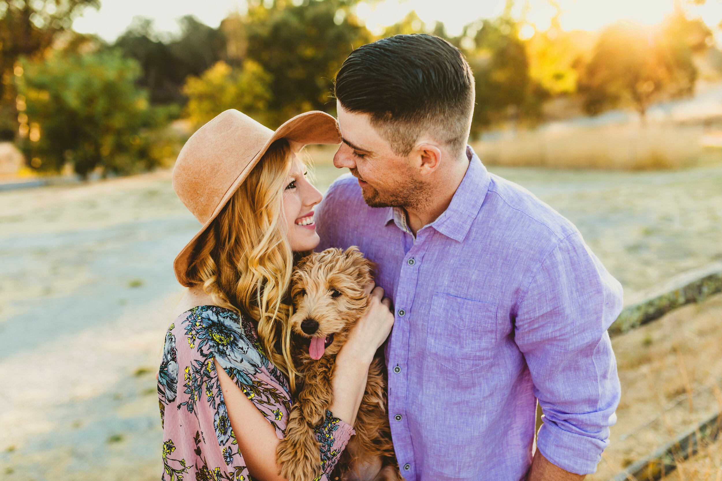 Couples photos with dog  |   Iris and Lace Photography
