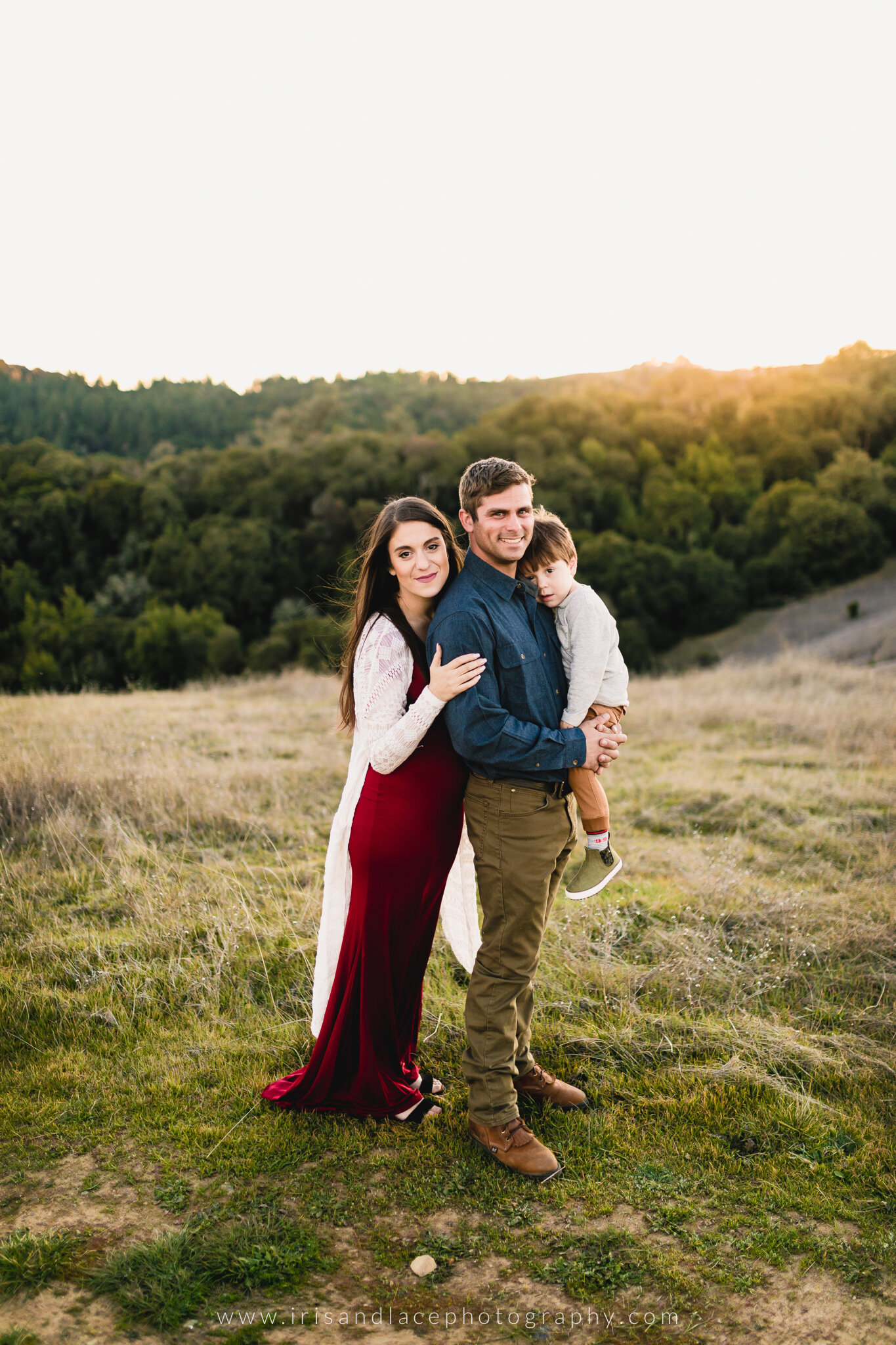 Mountain Sunset Family Photos in SF Bay Area  |   Iris and Lace Photography