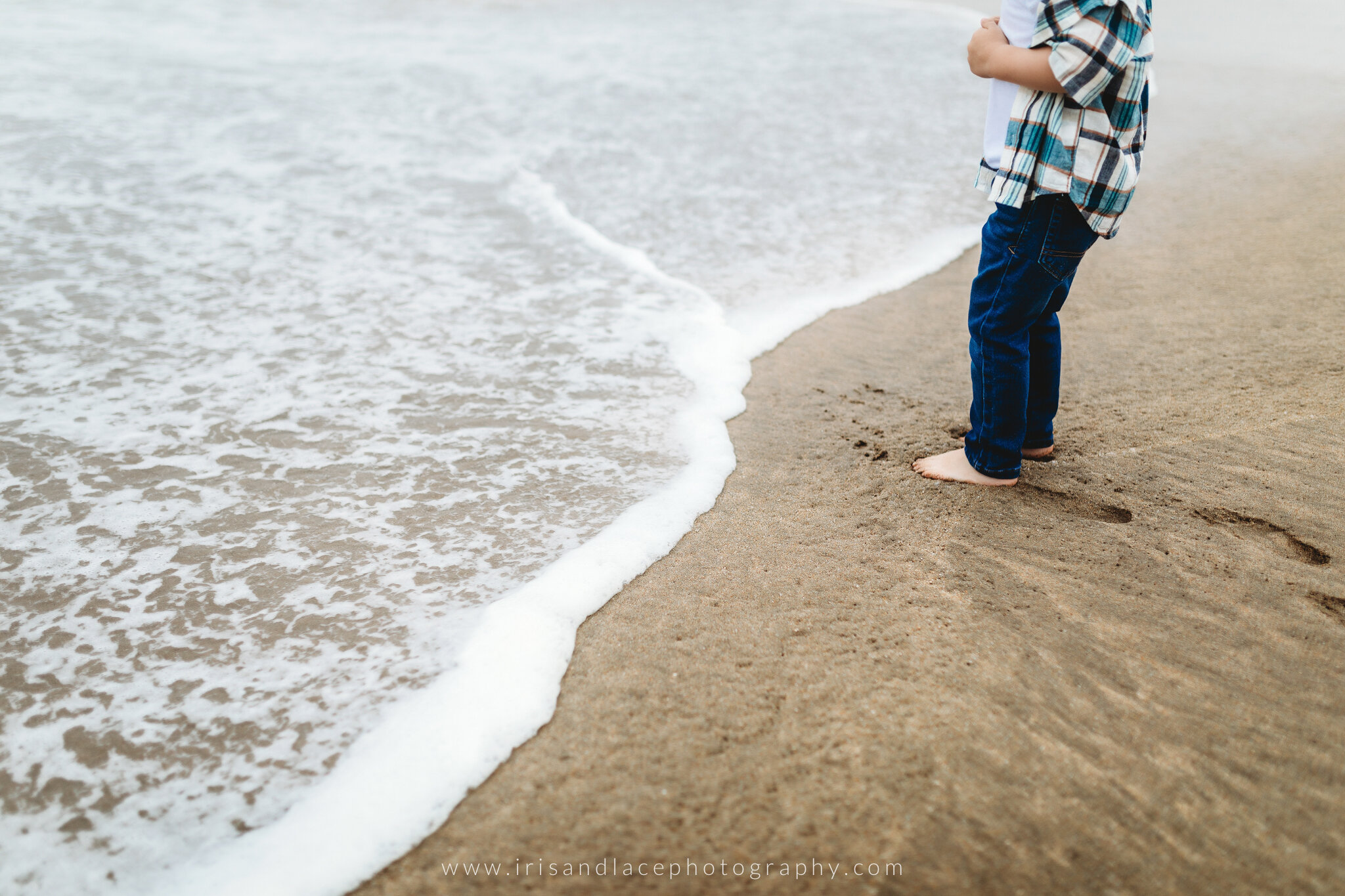 SF Bay Area Foggy Beach Family Photography  |  Iris and Lace Photography