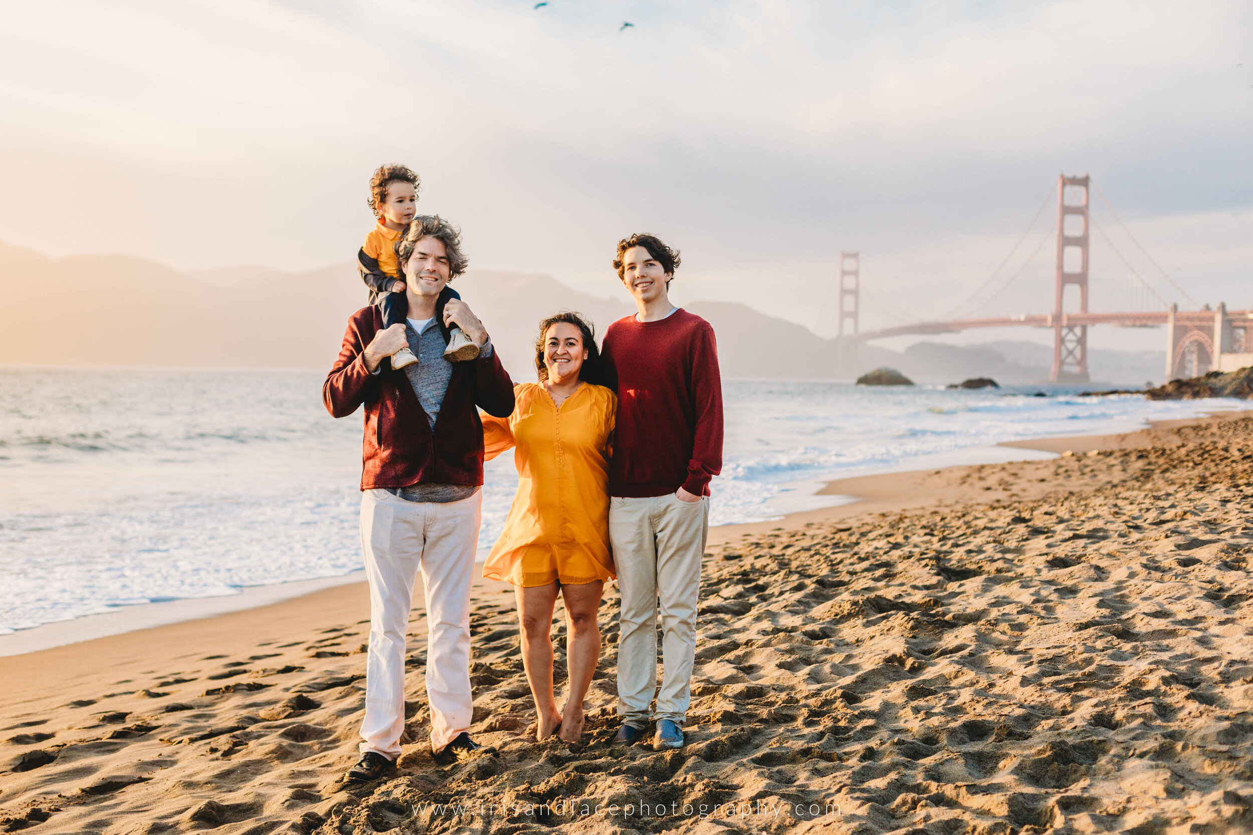 Golden Gate Bridge Family Photos  |  Baker Beach Family Photos 