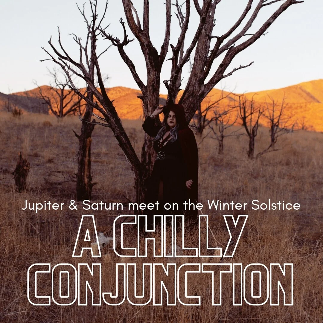 A Chilly Conjunction: Jupiter and Saturn Meet on the Winter Solstice 