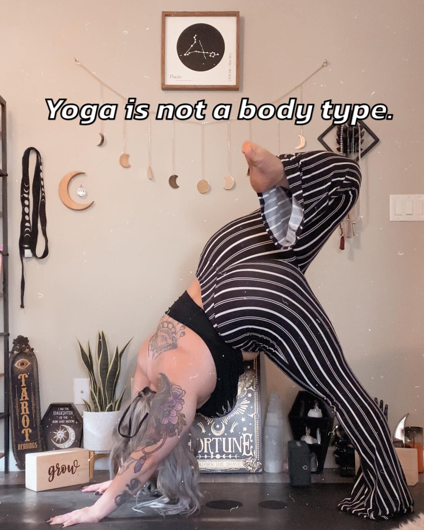 &ldquo;Unpopular&rdquo; yoga opinions? 🤷🏼&zwj;♀️⁣
⁣
It&rsquo;s odd to me that these statements might be considered unpopular or controversial.⁣
⁣
I&rsquo;ve been seeing posts, yoga classes on YouTube and various ads lately using yoga as a weight lo