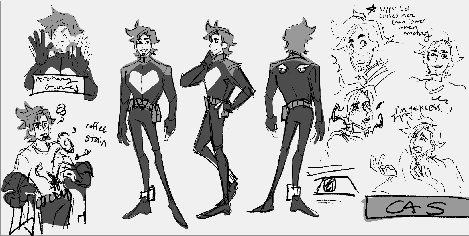 Cas character concept