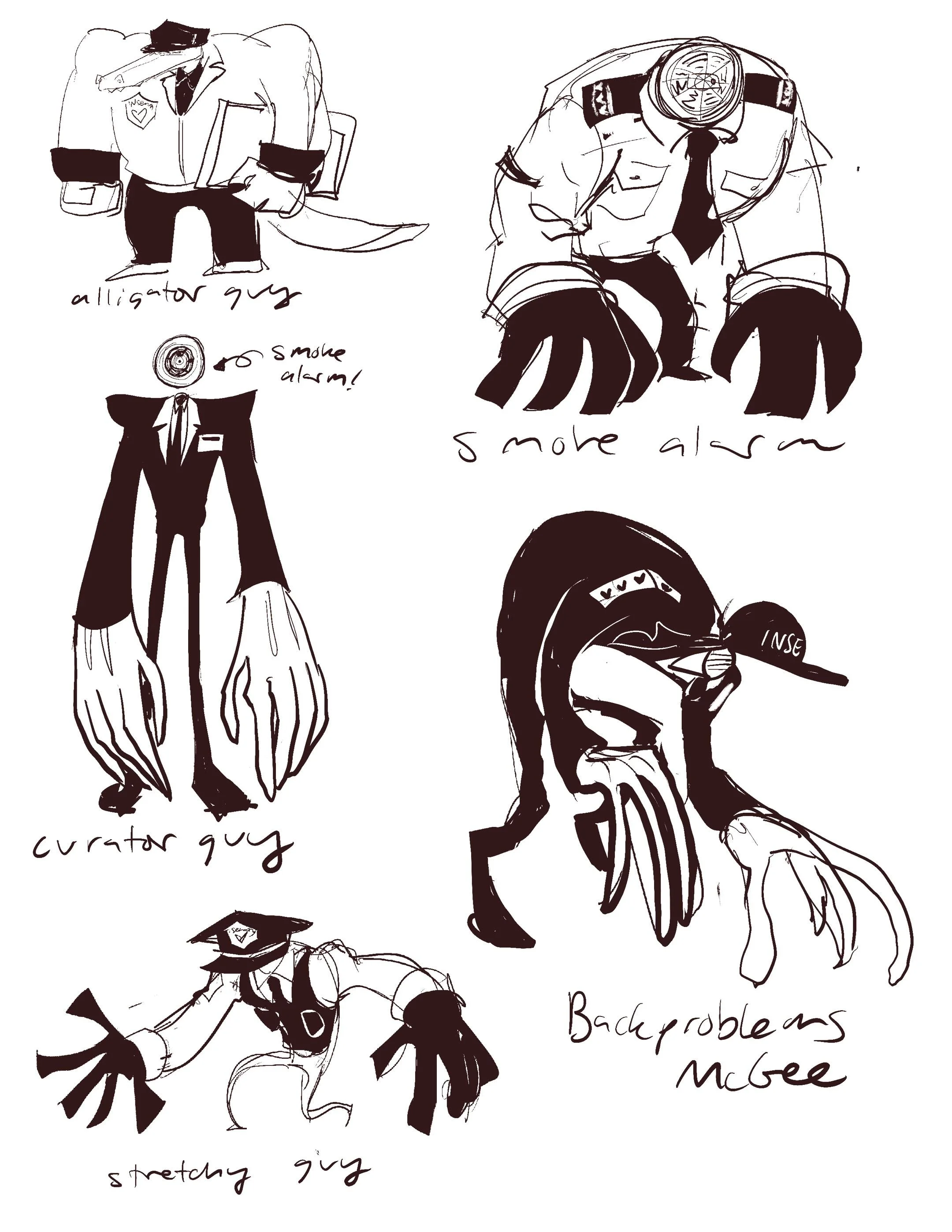 Guard character ideation