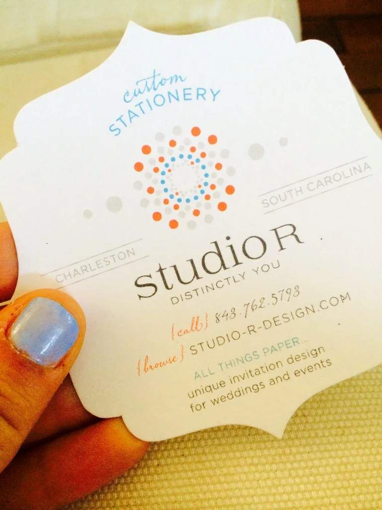 Studio R’s invitations are sold at stationers across the country, from Kansas to New York. However, their home base here in Charleston is where they thrive. The studio has been featured multiple times in Charleston Weddings magazine and Modern Bride.