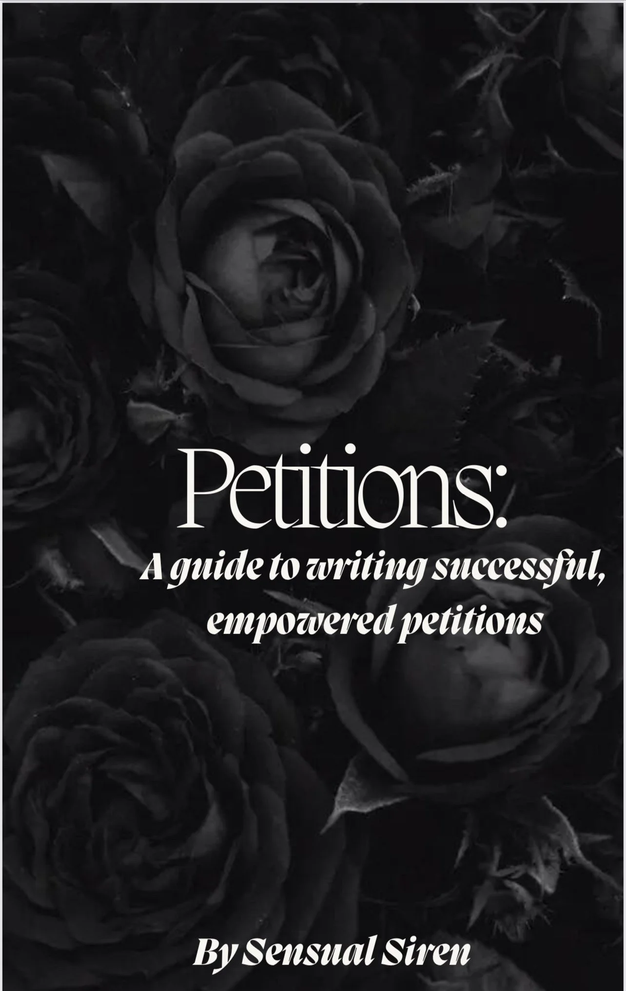 Petitions:  A guide to writing successful and empowered Petitions (instant download)