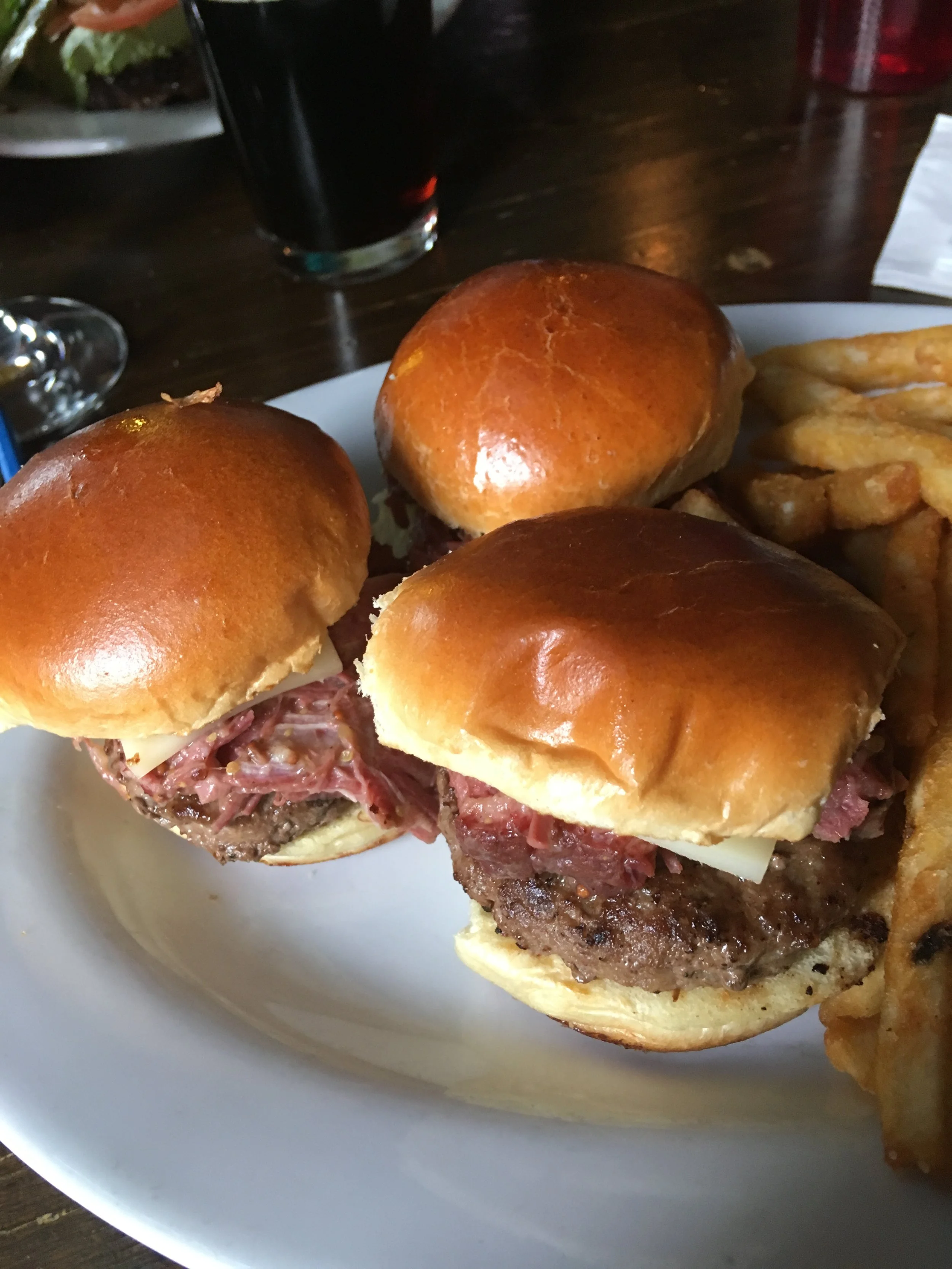 Guiness Burger Sliders