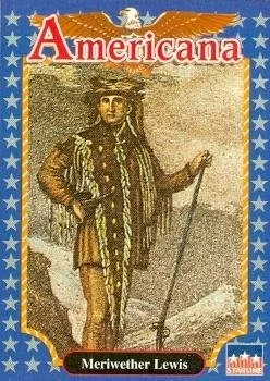 MERIWETHER LEWIS, Explorer #22 - 1992 Americana Trading Card