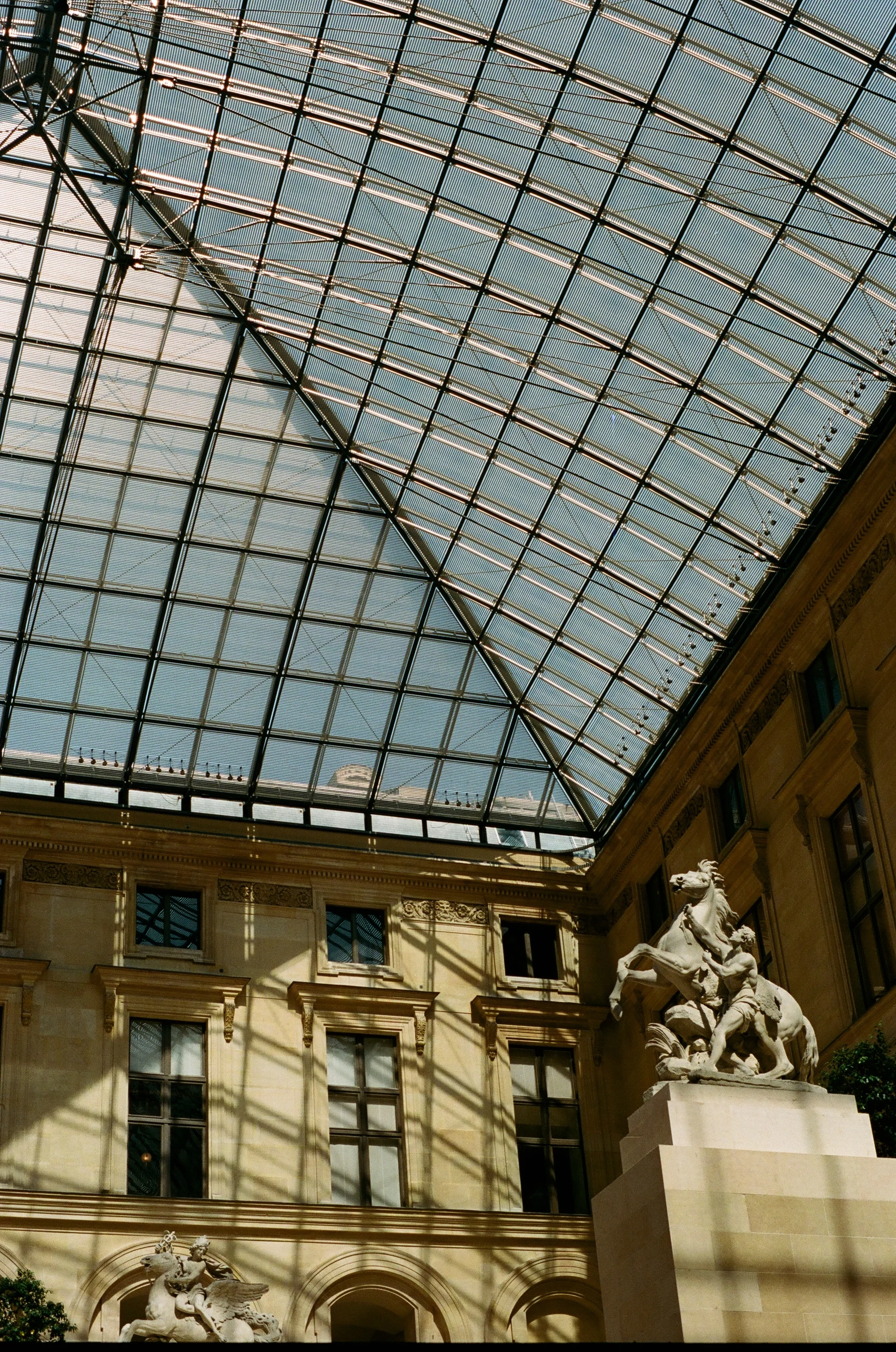   Looking Up, Louvre Museum  