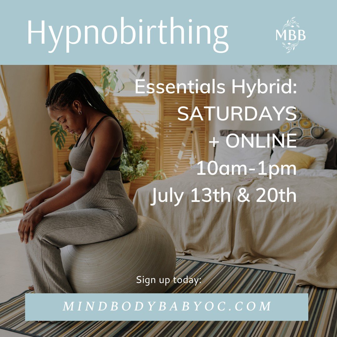☀️ July Hypnobirthing Essentials ☀️

Our Hypnobirthing Essentials Hybrid class is taught by MBB Collective member and doula Patricia Schuppert. Having had 2 empowering home Hypno-births herself, Patricia now shares this life changing method with even