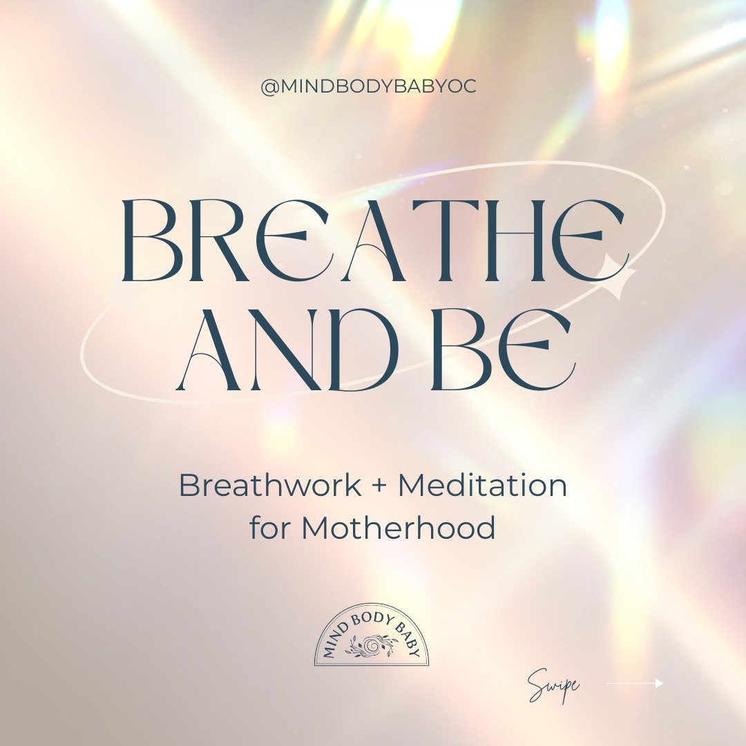 ✨ New Class: Breathe &amp; Be ✨
Motherhood and the path to it can be beautiful and intense. This weekly class is your space to slow down, tune in, and share breath with a circle others on a similar journey.

We&rsquo;ll move through gentle breathwork