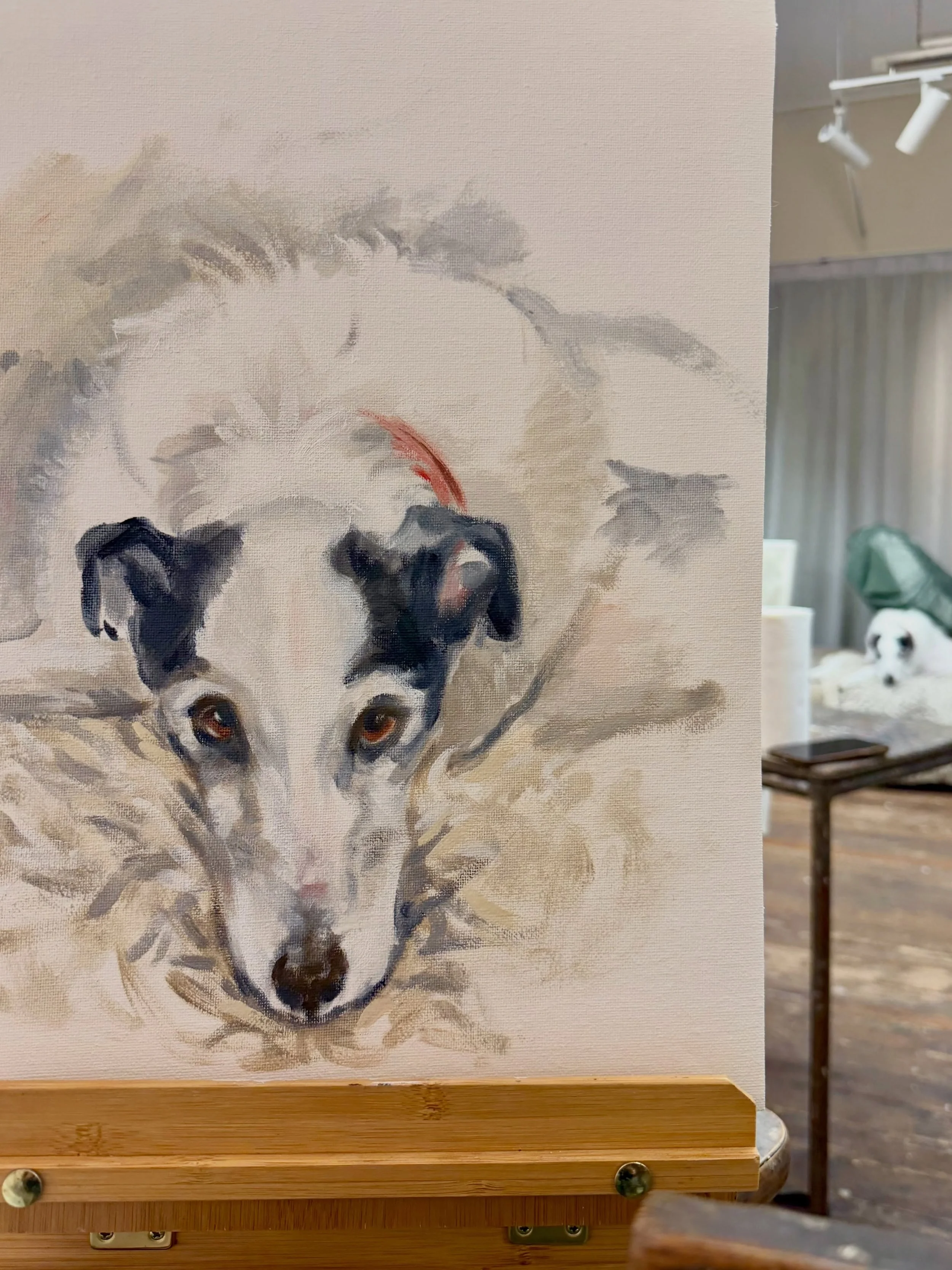 Gorgeous Billy channeling Lady Agnew&hellip;&hellip;.those sultry eyes&hellip;&hellip;

This month in my classes at @victorianartistssociety we are shaking things up with two models, Billy and his person Kathryn who are posed together. And yes Billy 
