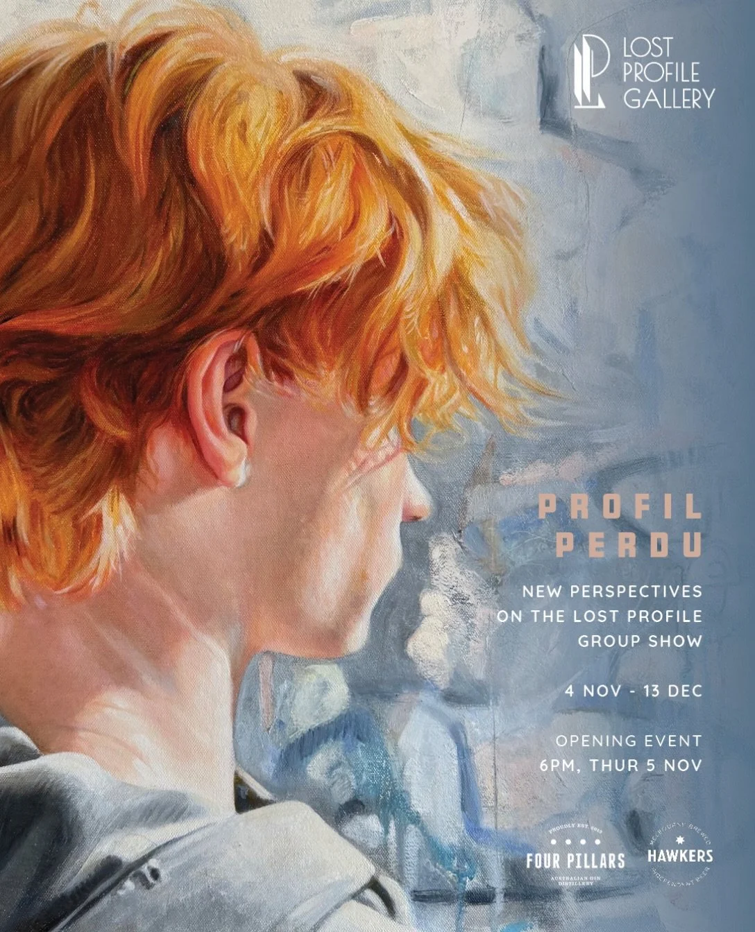 I&rsquo;ve got a painting in this group show &lsquo;Profil Perdu - New perspectives on the lost profile&rsquo; 

Opening is 6pm Nov 5th and I&rsquo;m hoping to be there (life is &lsquo;complicated&rsquo; at present but 🤞🤞🤞

It runs from Nov 4th to