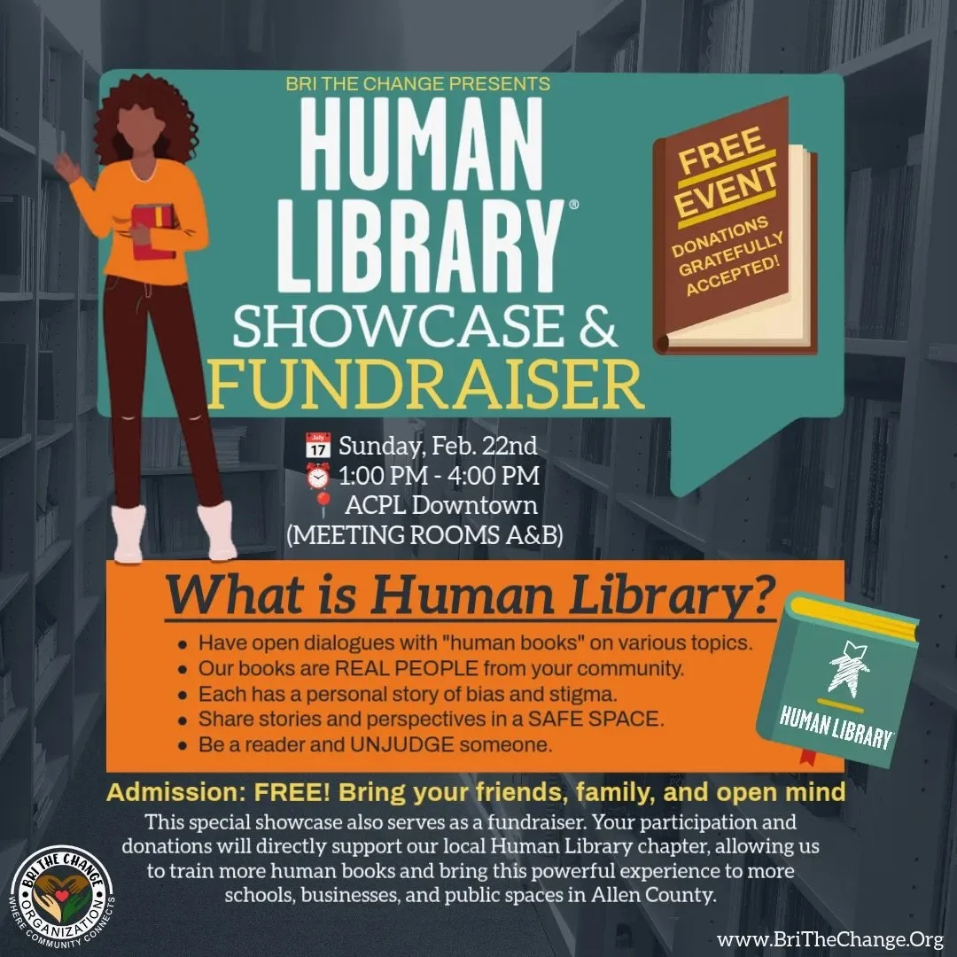Human Library Organization Showcase and Fundraiser