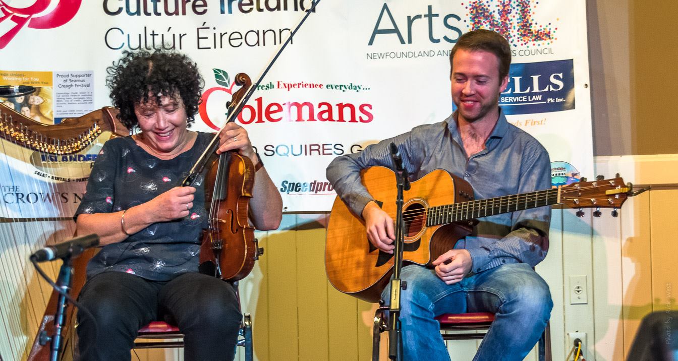 Edel fiddle Caoimhín guitar Newfoundland