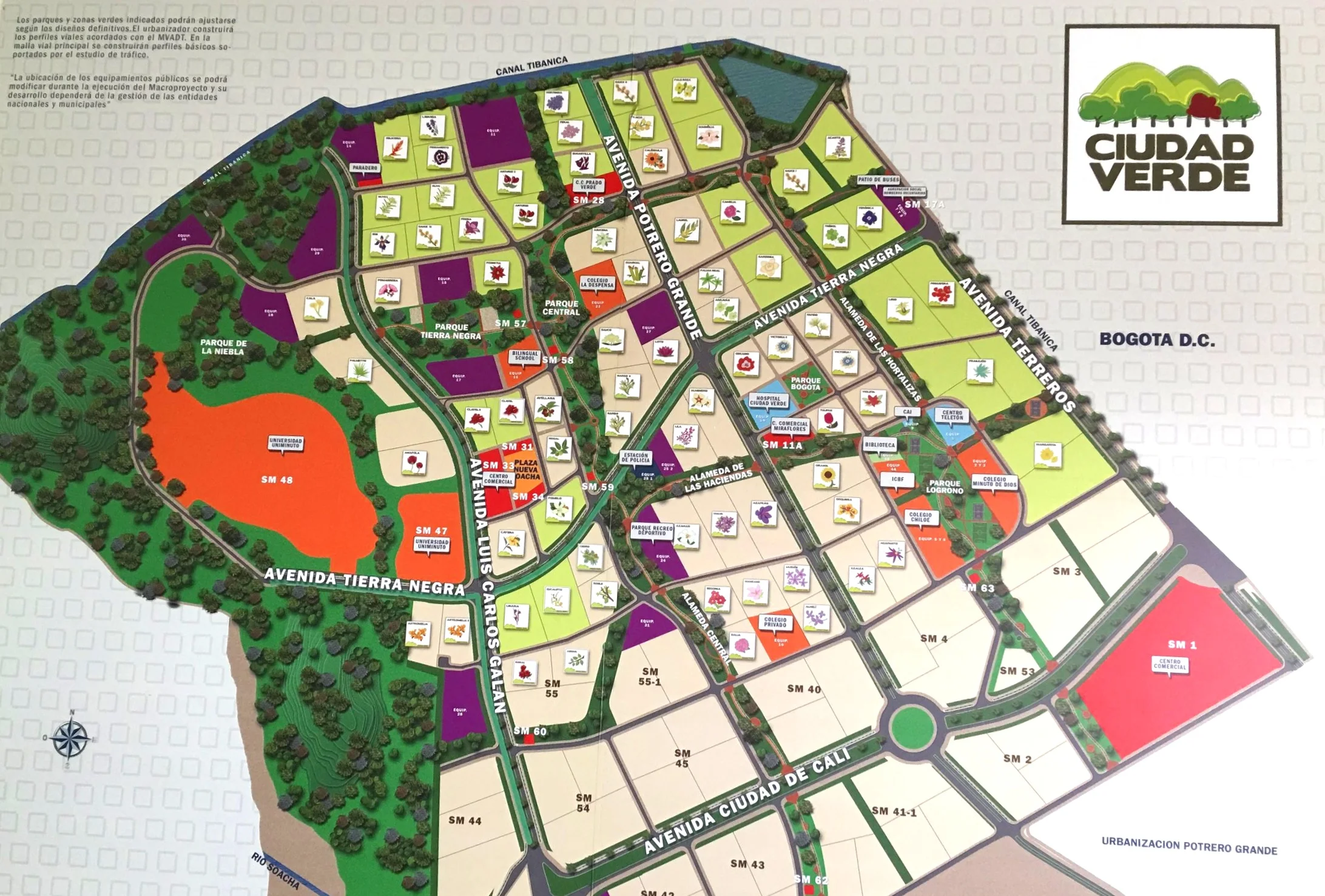 Ciudad Verde es un proyecto de 9 desarrolladores de vivienda que han aprovechado las excelentes políticas de vivienda de Colombia para construir y vender 24,000 viviendas en las afueras de Bogotá.