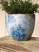 Flow Blue Terra Cotta Pot Workshop