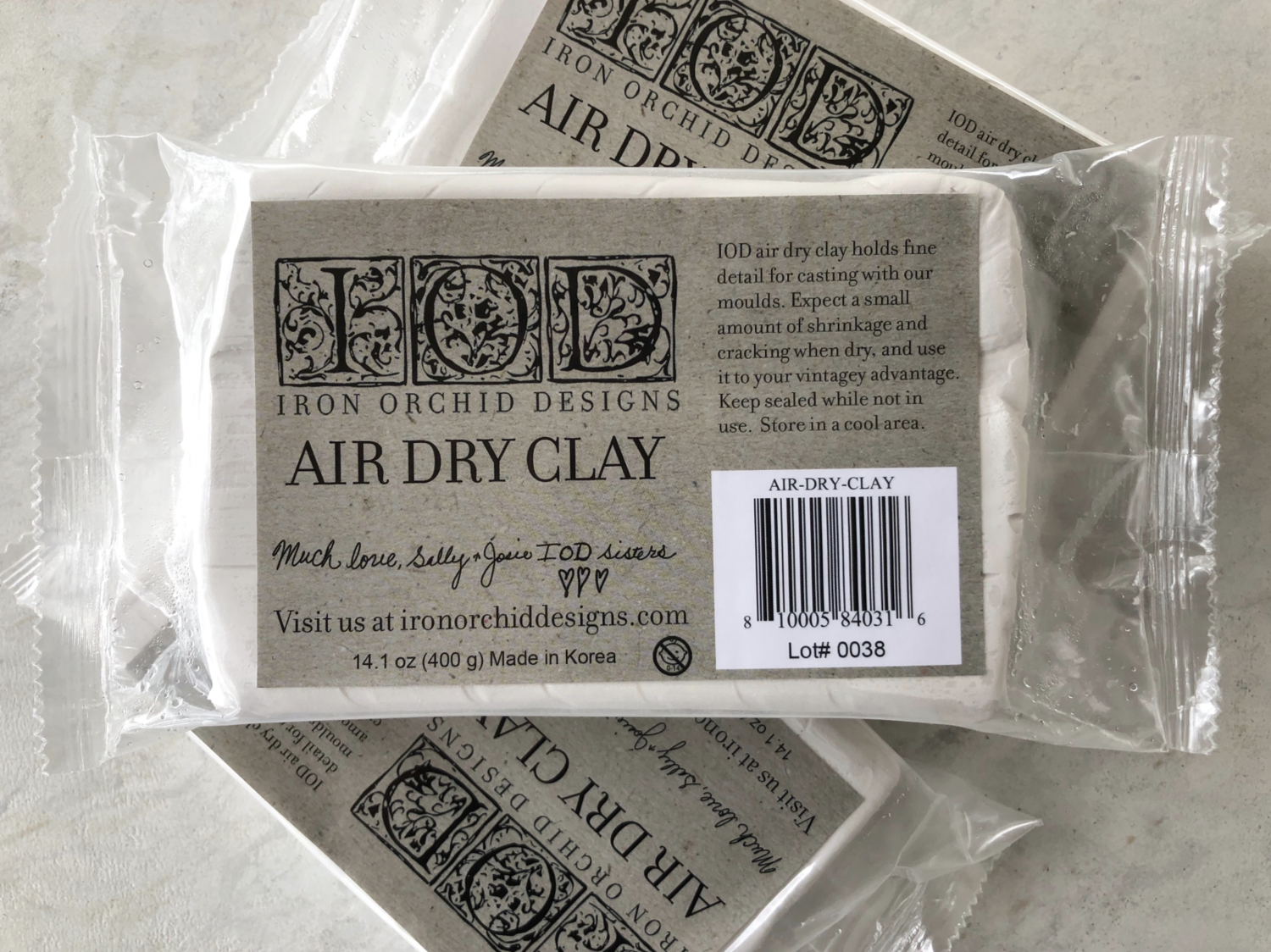 IOD Dry Air Clay Used for Moulds