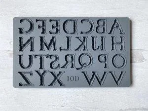 RETIRED - Victoria Letters Mould - IOD Decor Moulds