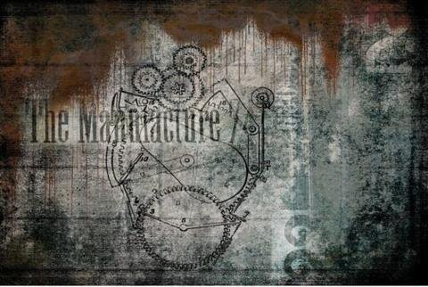 Manufactured Heart -  Roycycled Decoupage Papers